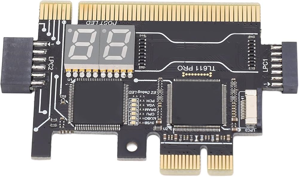 Amazon | PCIマザーボード診断カード + EC-DEBUGアダプターカード PCI