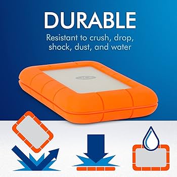 Amazon | LaCie ラシー ポータブルHDD ハードディスク 4TB Rugged Mini