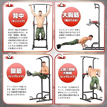 Amazon | BangTong&Li 懸垂マシン 懸垂 懸垂器具 ぶら下がり健康器