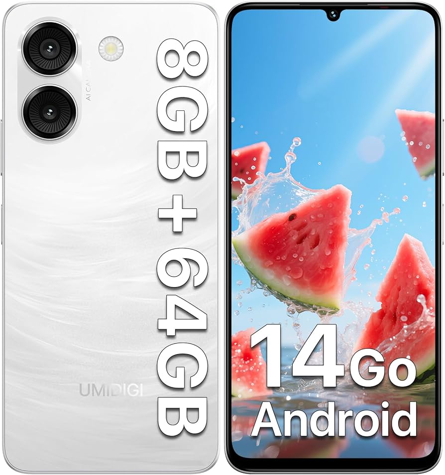 Amazon | UMIDIGI G9A simフリー スマホ 本体 Android 14 Goシステム