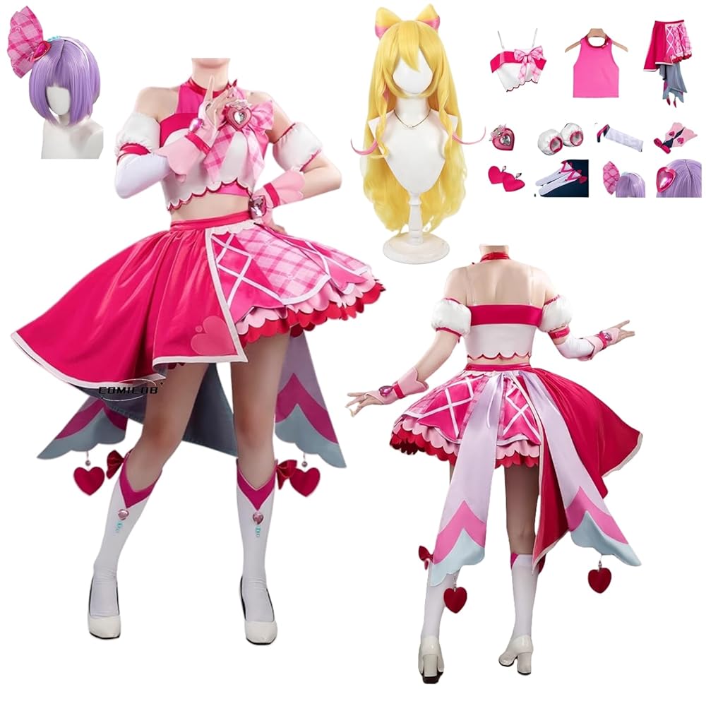 Amazon.co.jp: キミとアイドルプリキュア♪ キュアキッス コスプレ衣装