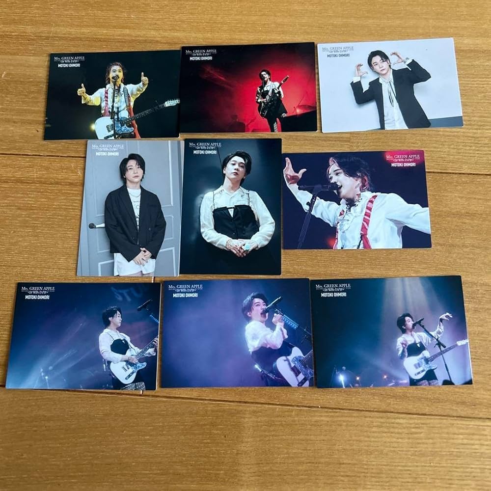 Amazon.co.jp: Mrs. GREEN APPLE 大森元貴 フォトカード ホワイト