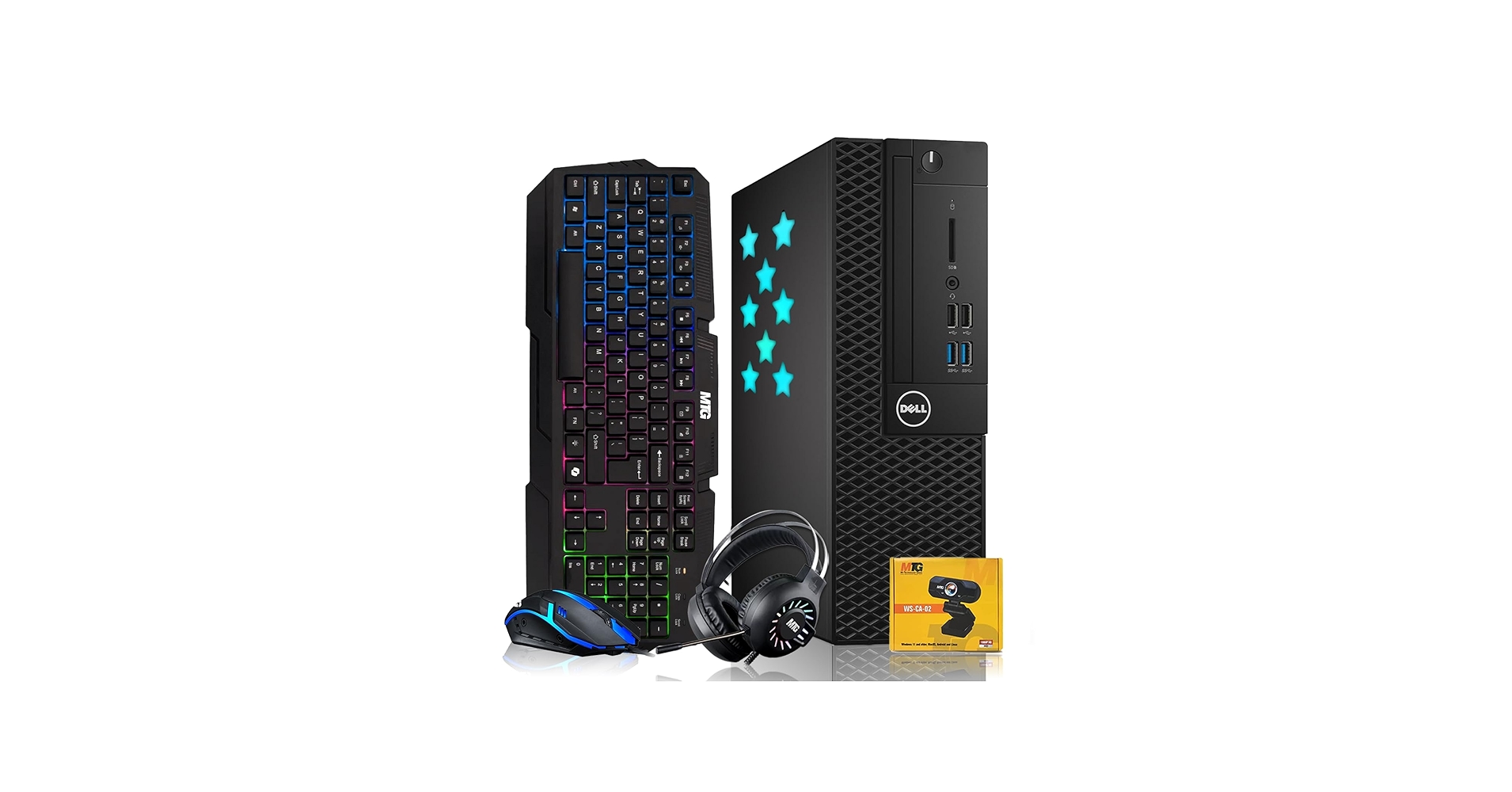 Amazon.com: Dell Desktop PC Gaming Bundle - Core i7, 16GB RAM
