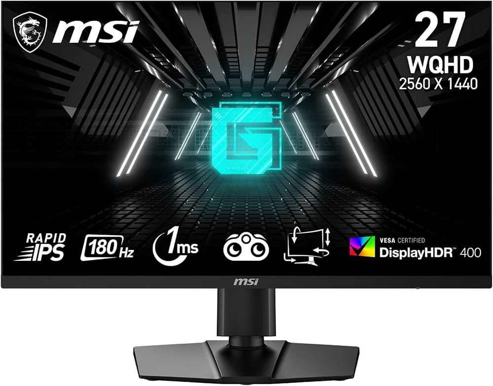 MSI G274QPF E2 27 Inch WQHD Gaming Monitor - 2560 x 1440 Rapid IPS