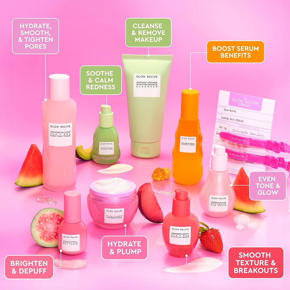 Amazon.com: Glow Recipe Library Skincare Gift Set - Avocado Face