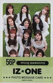 Amazon | IZONE アイズワン ミニ ポストカード 56シート | ポスト