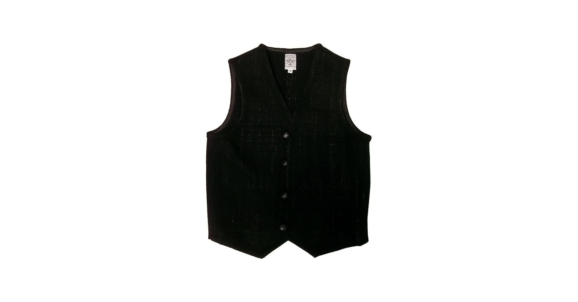 Amazon | [オルテガ] チマヨベスト 別注 黒 無地 ブラック 006[並行