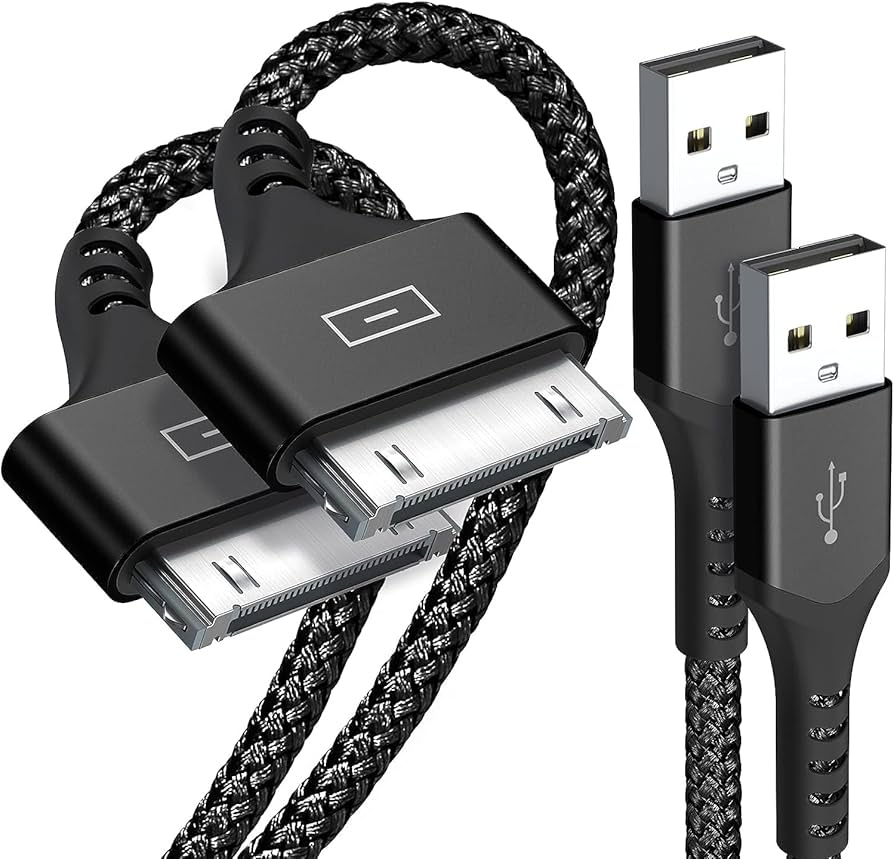 Amazon.co.jp: 30ピン Dockケーブル【1m+1m 2本セット】USB充電