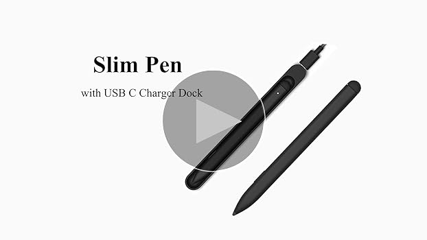 Amazon.com: 超薄筆附充電器2 合1 套組相容於Microsoft Surface Slim