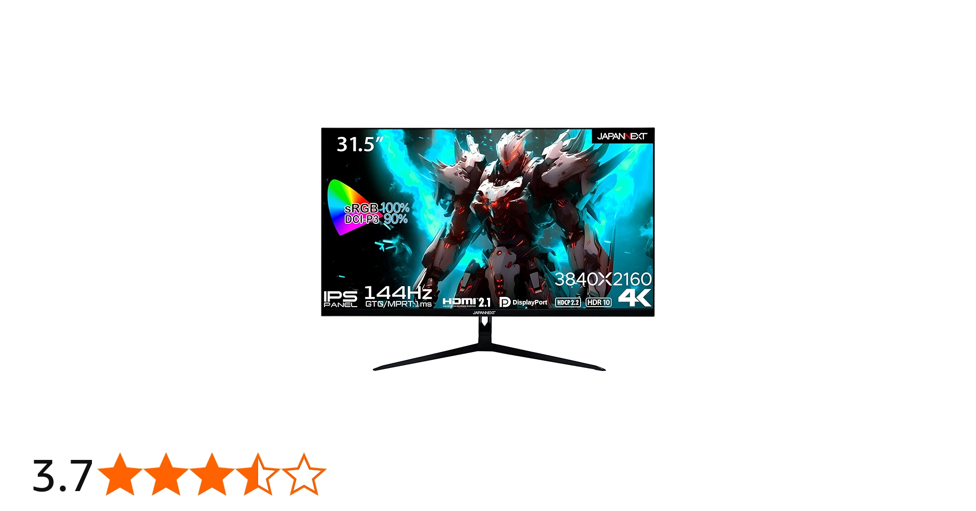 Amazon.co.jp: JAPANNEXT 31.5インチ ゲーミングモニター 144Hz 1ms 4K