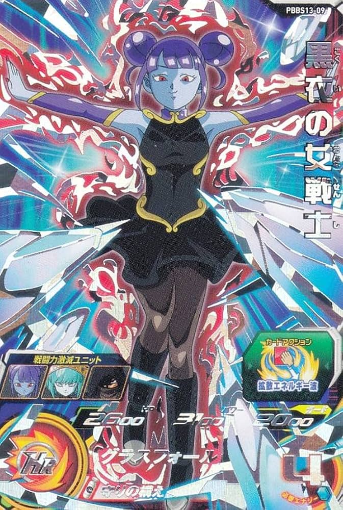 Amazon.co.jp: ドラゴンボールヒーローズ PBBS13-09 黒衣の女戦士