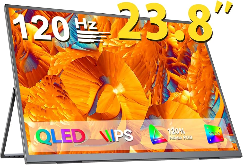 Amazon.co.jp: QLEDモバイルモニター UPERFECT 23.8インチ 120HZ