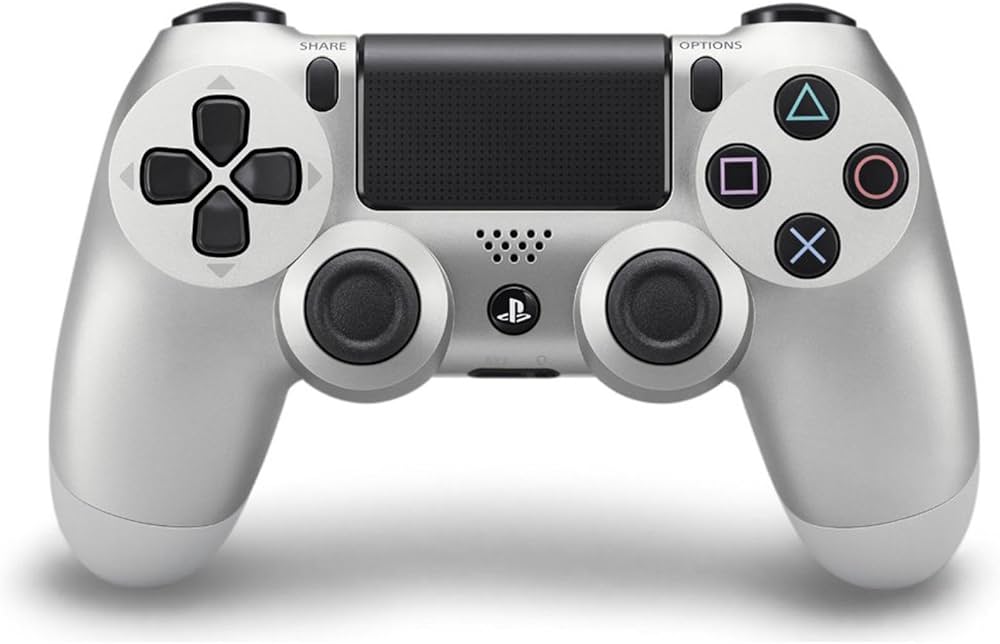 Amazon | ワイヤレスコントローラー (DUALSHOCK 4) シルバー