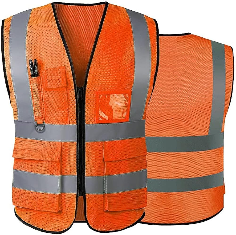 Hi Vis Vests for Women Men High Visibility Reflective Safety