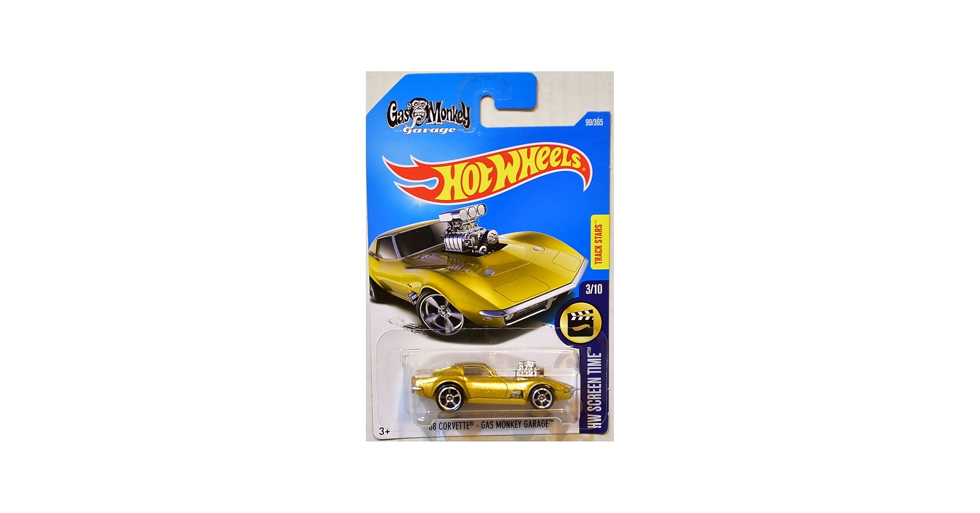Amazon.com: Hot Wheels 2017 Hw Screen Time '68 Corvette Gas Monkey