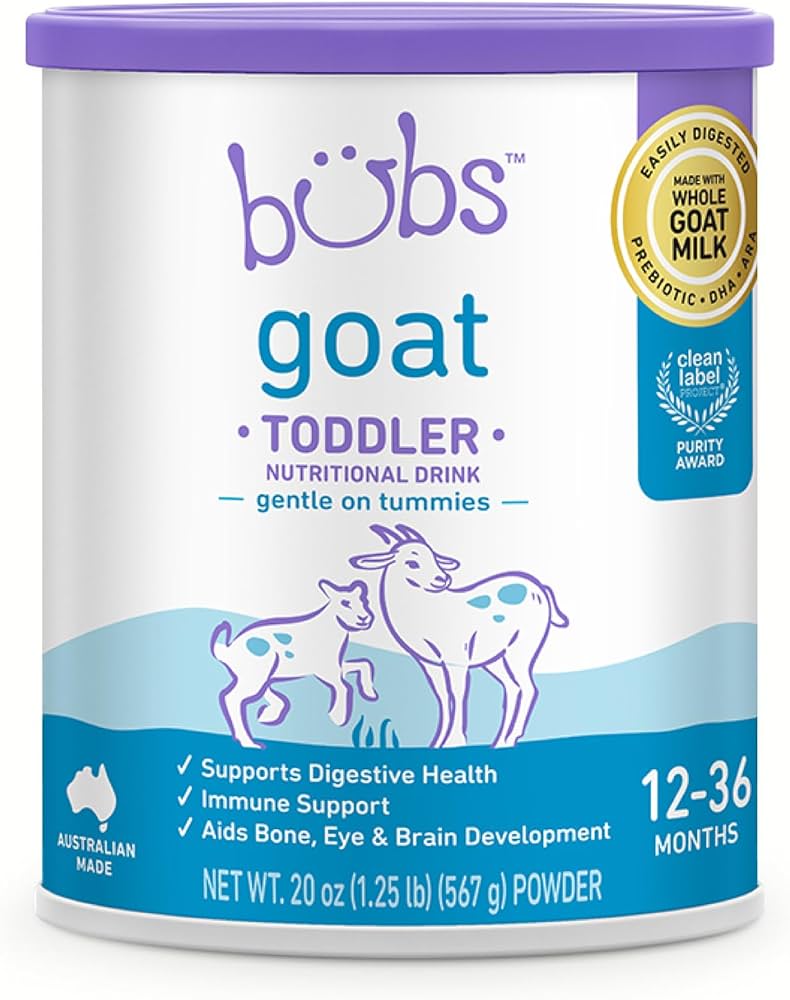 Amazon.com: Bubs Goat Toddler Nutritional Drink, Non-GMO Whole