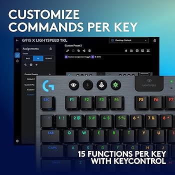 Amazon.com: Logitech G915 X Lightspeed TKL Wireless Mechanical