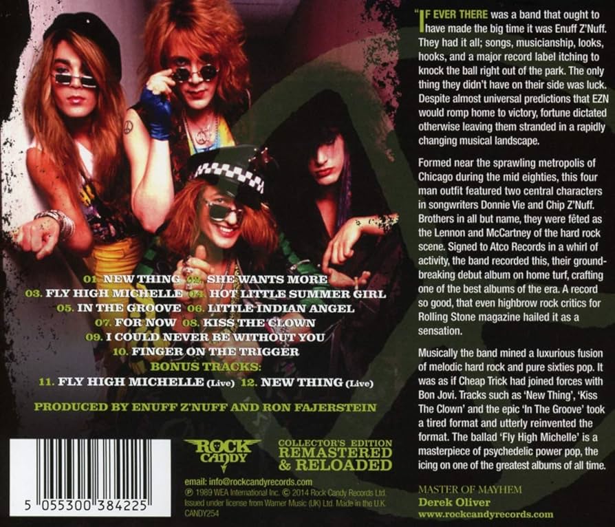 レア切り抜き イナフ・ズナフ ENUFF Z'NUFF ⑨ レア切り抜き イナフ