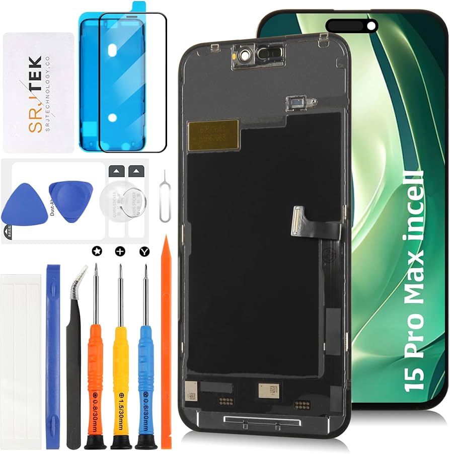 Amazon.co.jp: SRJTEK For iPhone 15 Pro Max incell 液晶パネル 画面