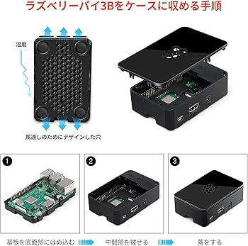 Amazon.co.jp: TRASKIT Raspberry Pi 3 Model B Starter Kit