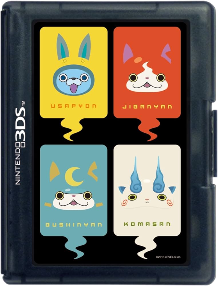Amazon | 妖怪ウォッチ カードケース12 for ニンテンドー3DS ブラック