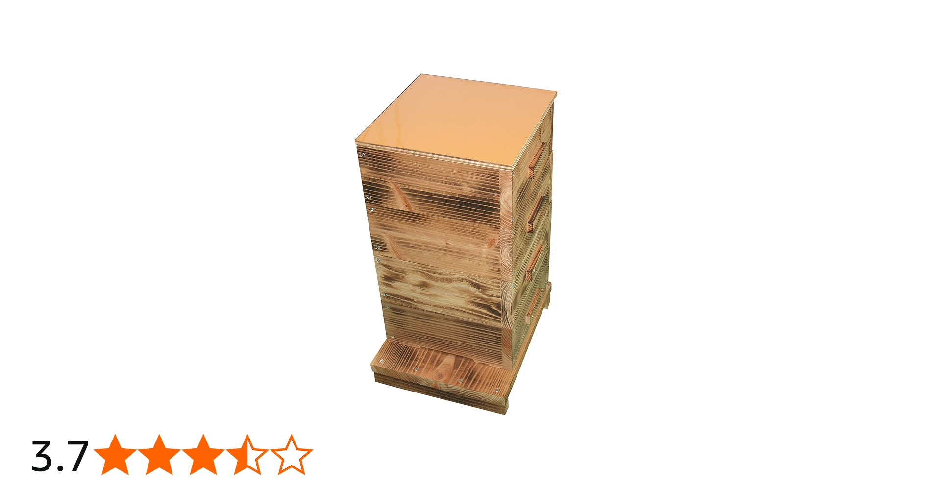 Amazon.co.jp: 日本蜜蜂 日本みつばち 日本ミツバチ 巣箱 重箱式 4段