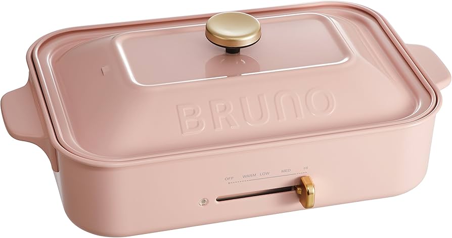 Amazon | BRUNO ブルーノ コンパクトホットプレート 本体 プレート2種