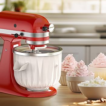 Amazon | キッチンエイドスタンドミキサー用アイスクリームメーカー