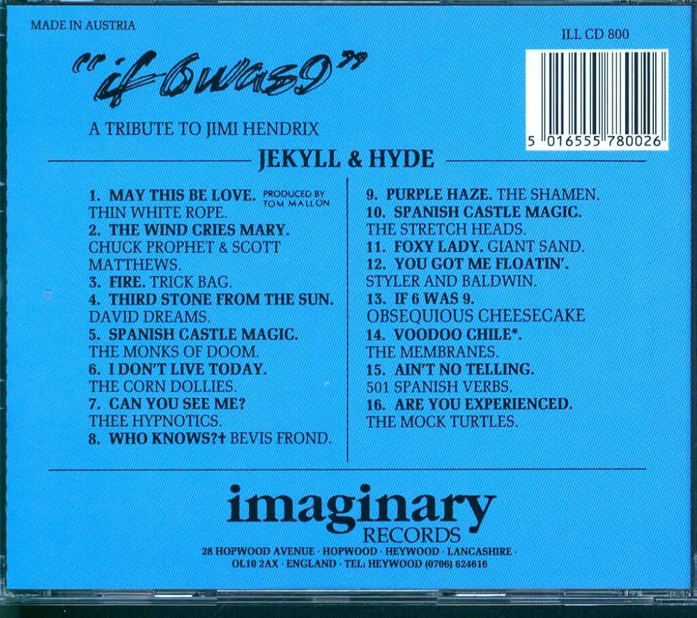 If 6 Was 9 : A Tribute to Jimi Hendrix - Amazon.com Music