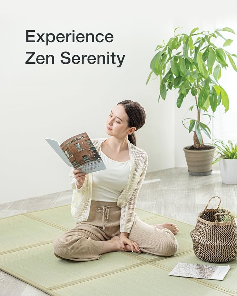 Amazon.com: FULI Japanese Tatami Mattress, Tatami Rug, Igusa Mat