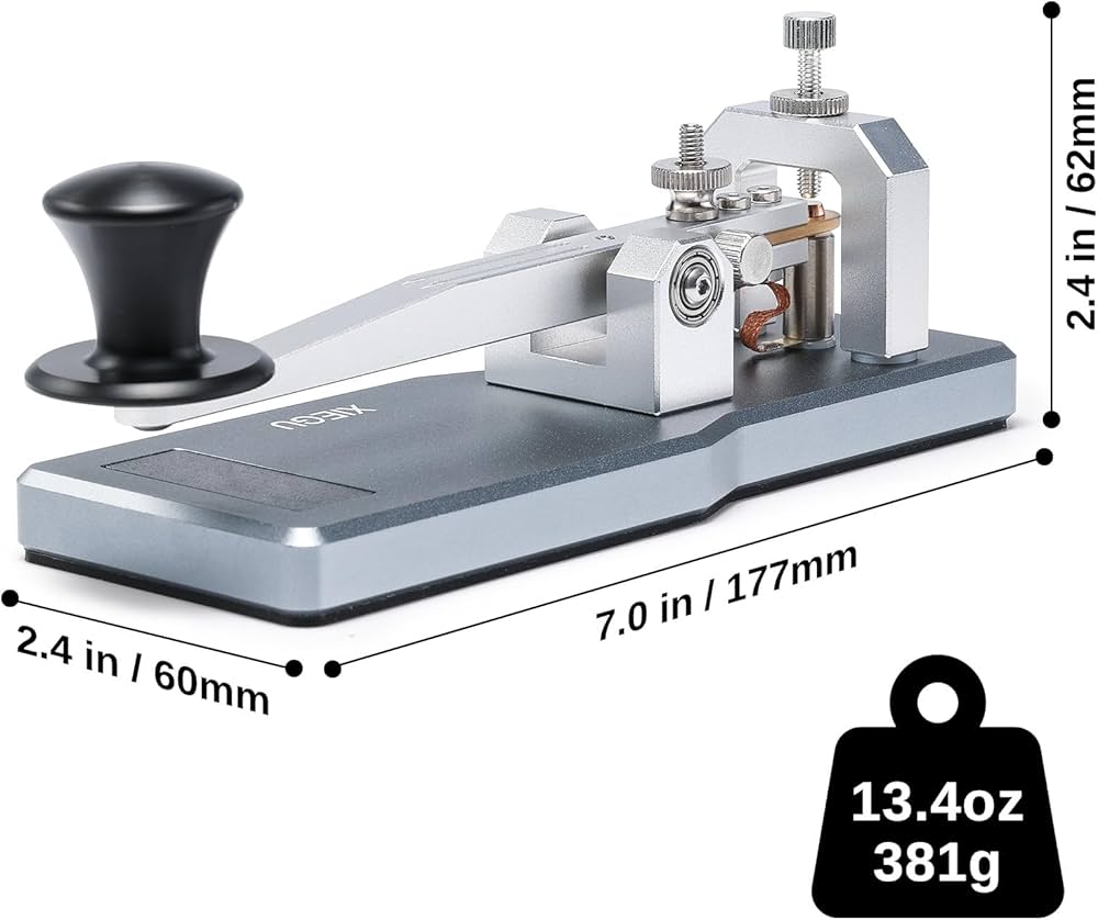 Amazon.com: XIEGU VK-5 Mini CW Straight Key, Portable Morse Code