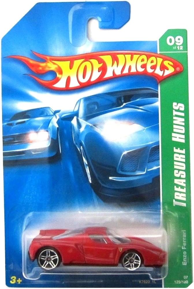 Amazon.com: 2007 Treasure Hunt #9 Enzo Ferrari Red And Black
