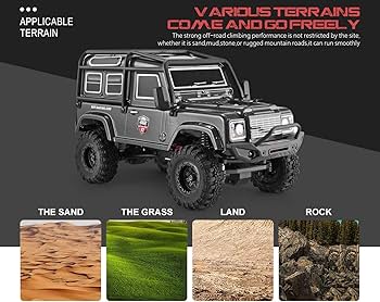 Amazon.com: RGT RC Crawler 1:24 Scale 4WD Off Road RC Car Mini