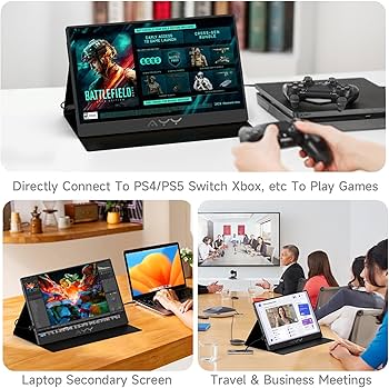 Amazon.co.jp: AYY ポータブルモニター ノートパソコン用 15インチ FHD