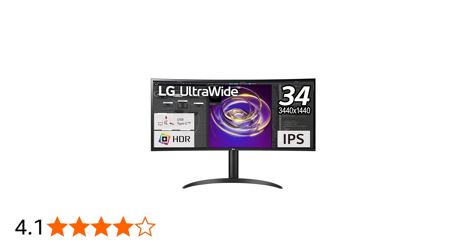 Amazon.co.jp: LG モニター ディスプレイ 34WP85C-B 34インチ/曲面