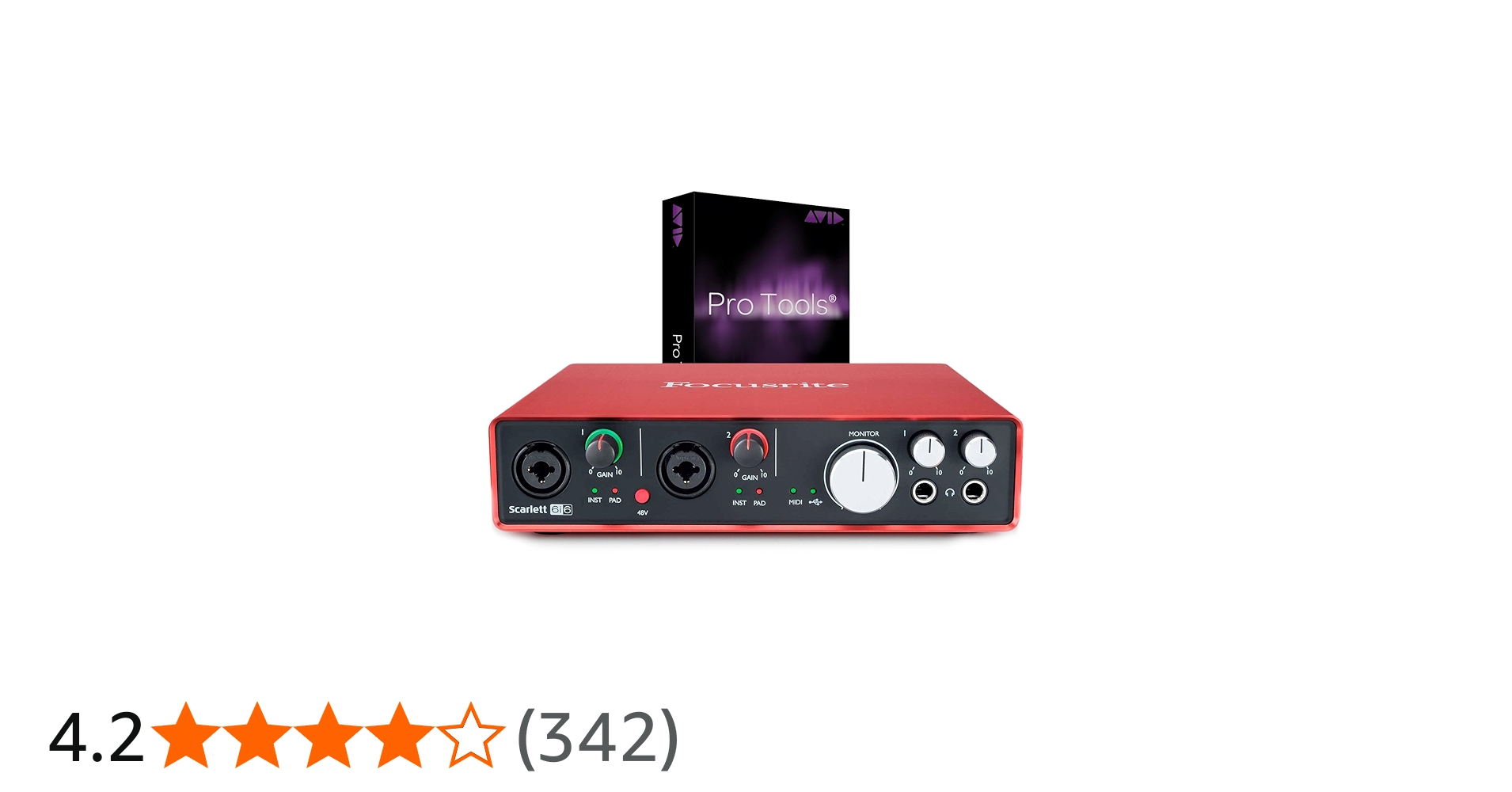 Focusrite Scarlett 6i6 (1st GENERATION) 6 In/6 Out USB 2.0 Audio