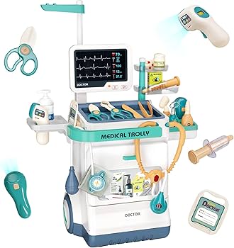 Jovow Doctor Kit for Kids, Pretend Medical Station Set for Boys