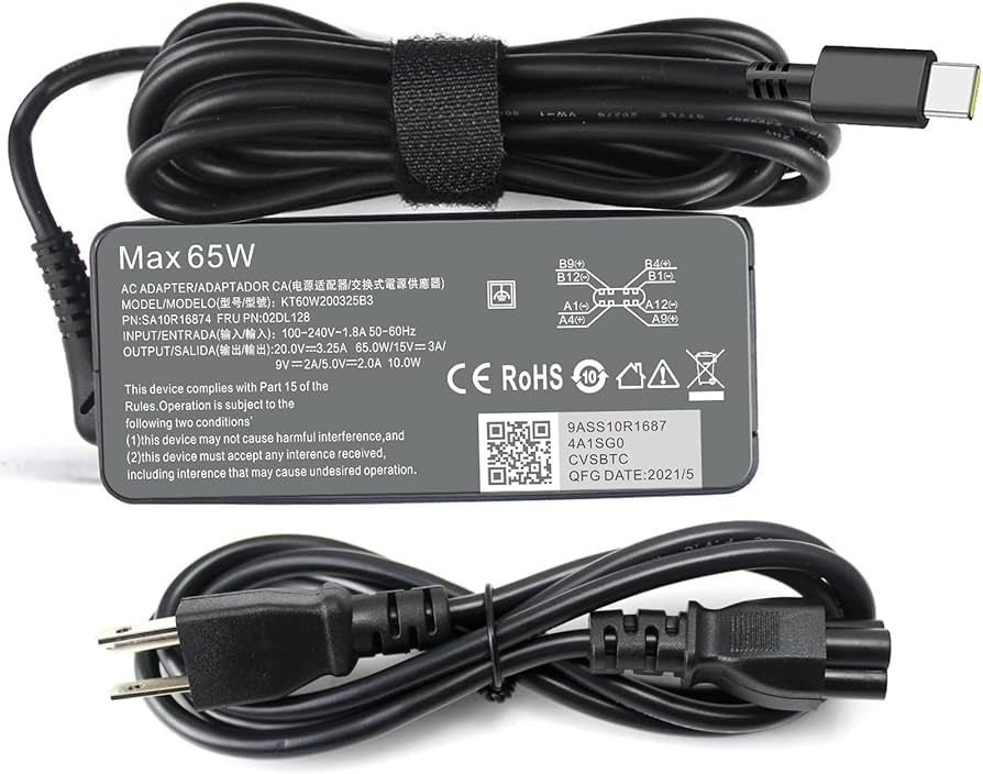 Amazon.com: 65W Type C USB-C Charger for Lenovo Chromebook 100e