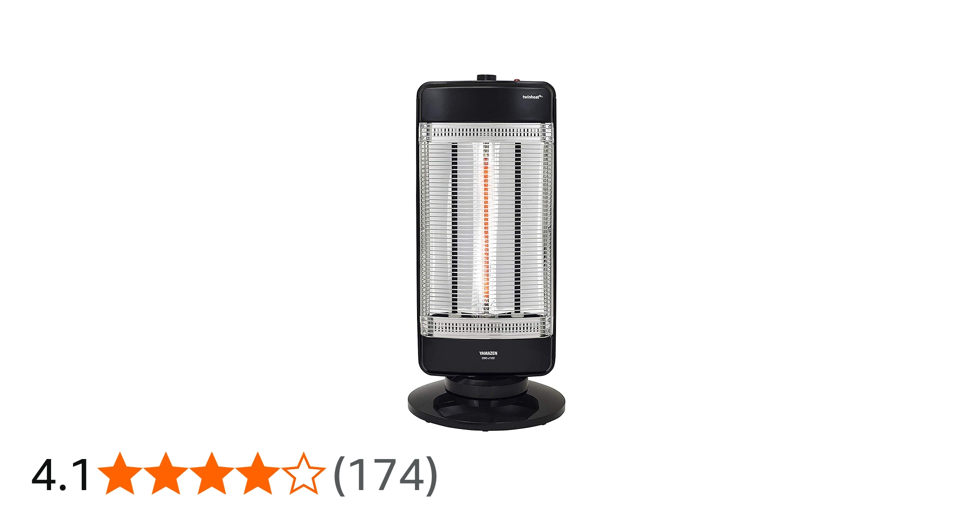 Amazon | [山善] 速暖カーボンヒーター&遠赤外線シーズヒーター搭載