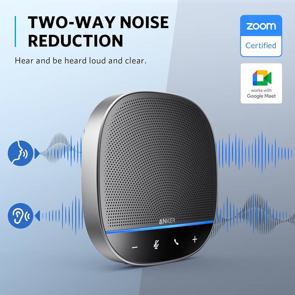 Anker PowerConf S500 Viva-voz com Zoom Rooms e certificações