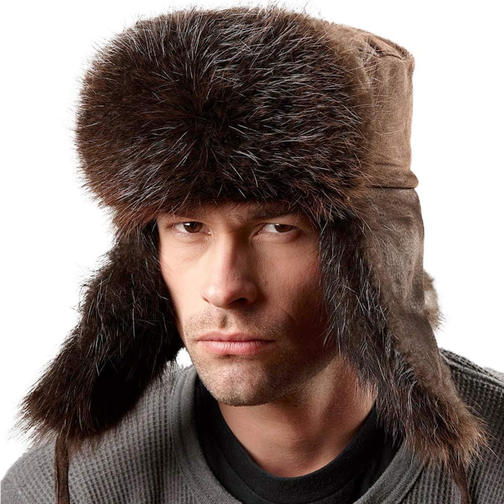 frr The Beaver Russian Trooper Hat - M Brown at Amazon Women's