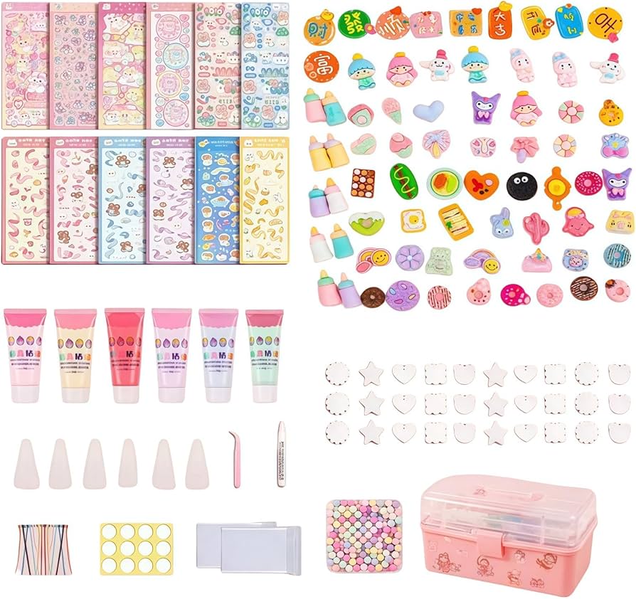 Amazon | ZHZ メーカーおもちゃ シール作り DIYアクリルセット 収納