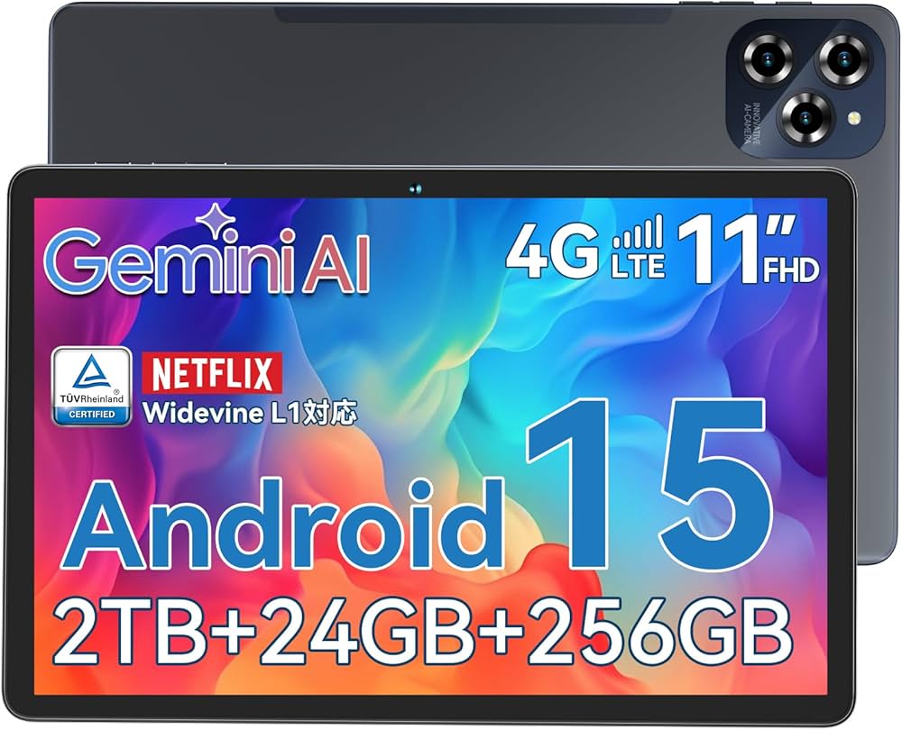 Amazon.co.jp: 【タブレット 11インチ SIMフリー】TABWEE Android 15