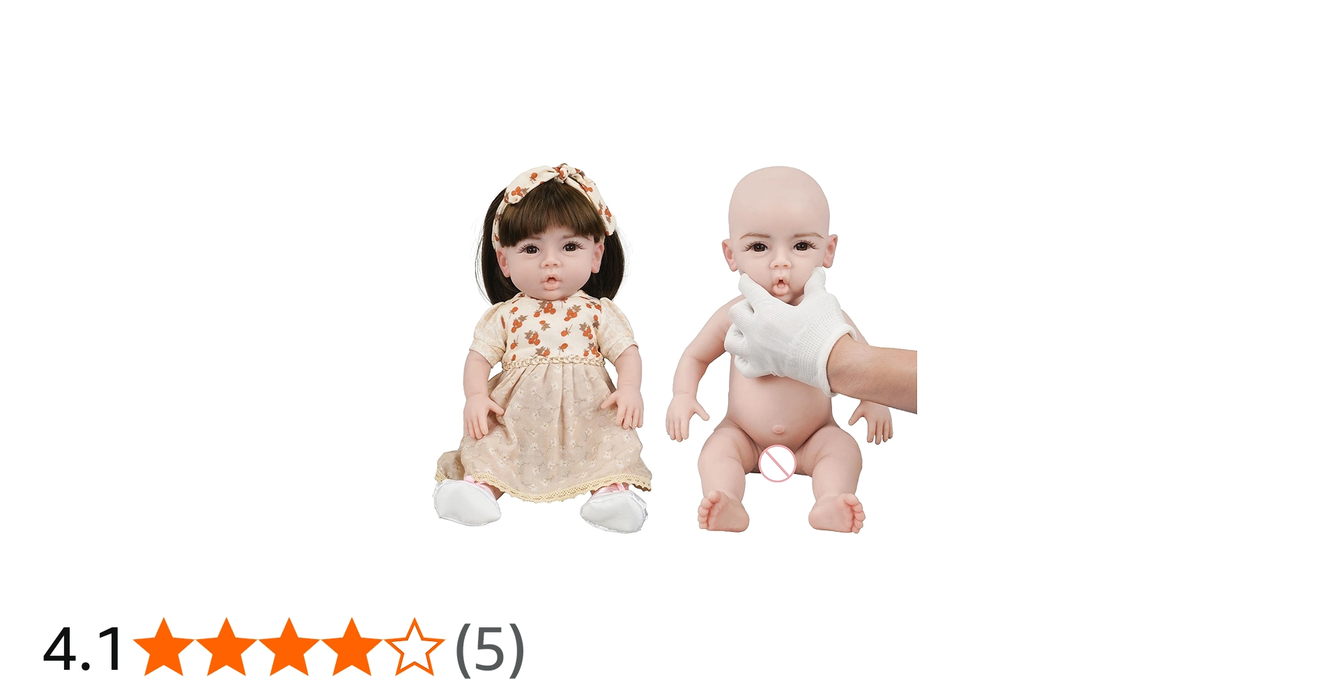 Amazon | KUMIHO 47cm リボーンドール フルシリコン人形 ベビードール