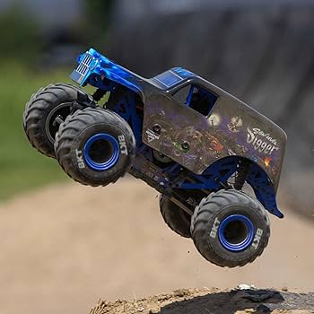 Amazon.com: Losi 1/18 Mini LMT Son Uva Digger 2S 4X4 RTR Brushed