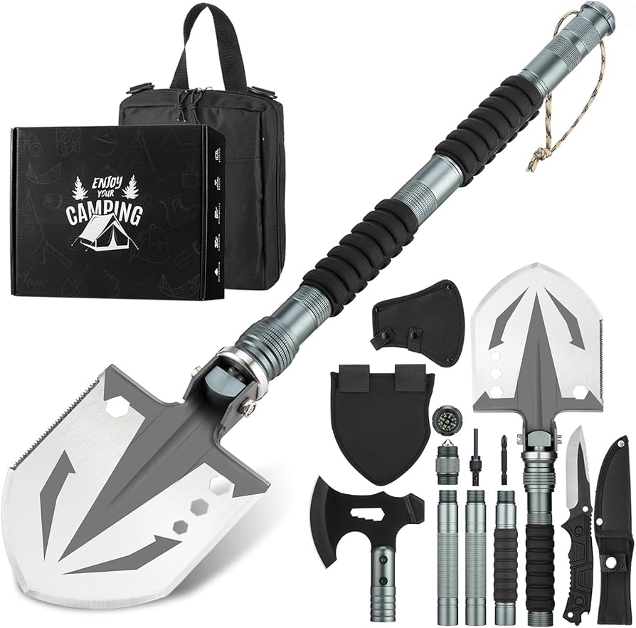 Amazon.com : ZENHOSIT Survival Shovel with Camping Axe