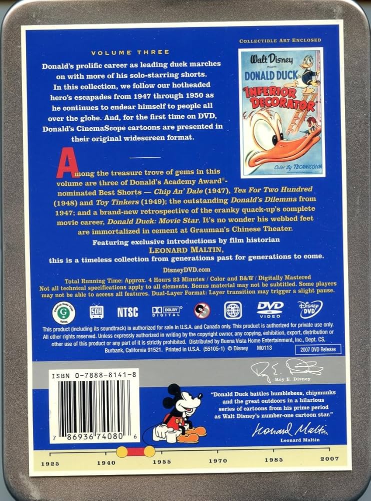 Walt Disney Treasures: The Chronological Donald - Volume Three