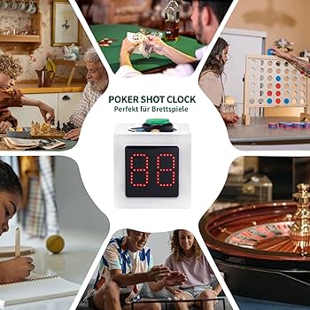 Amazon.com: GANXIN Poker Shot Clock, Seconds Countdown Timer for