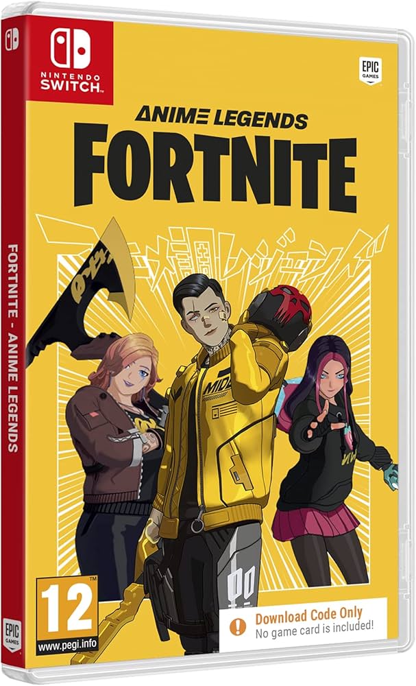Amazon.co.jp: Fortnite - Anime Legends (Nintendo Switch - Code in