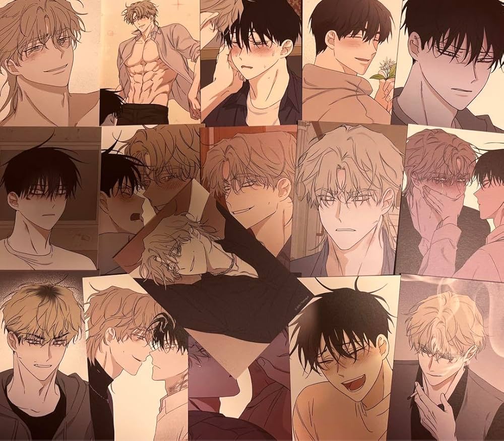 Amazon | 韓国BL bomtoon 水辺の夜 ポストカード | ポストカード・絵柄